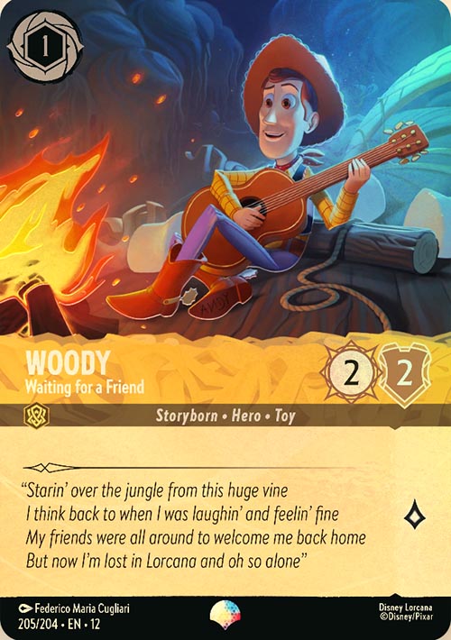 Disney Lorcana TCG: Woody, Waiting for a Friend