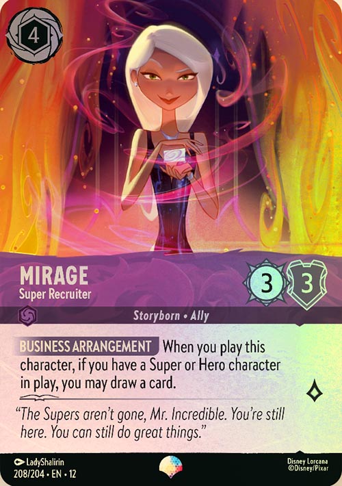 Disney Lorcana TCG: Mirage, Super Recruiter