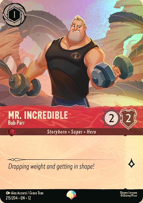 Disney Lorcana TCG: Mr. Incredible, Bob Parr