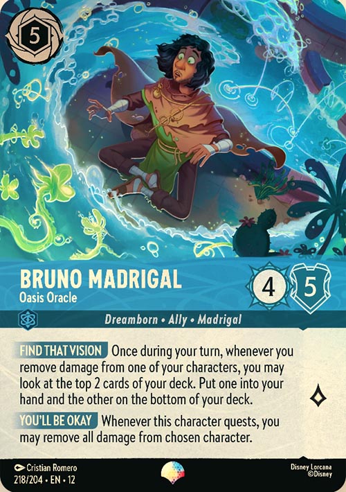 Disney Lorcana TCG: Bruno Madrigal, Oasis Oracle