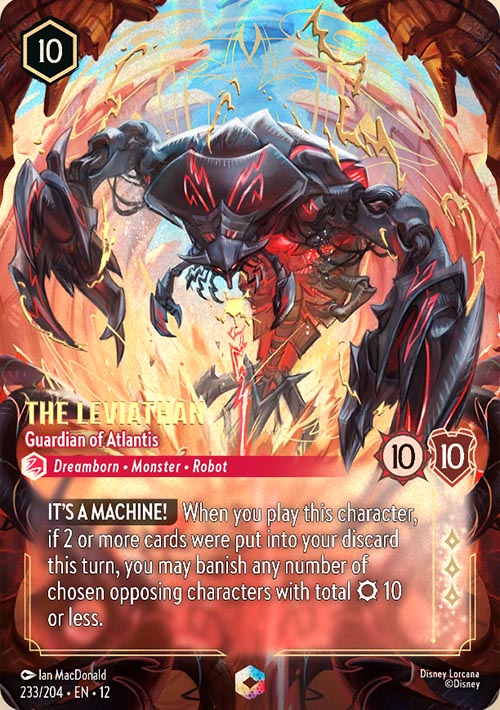 Disney Lorcana TCG: The Leviathan, Guardian of Atlantis