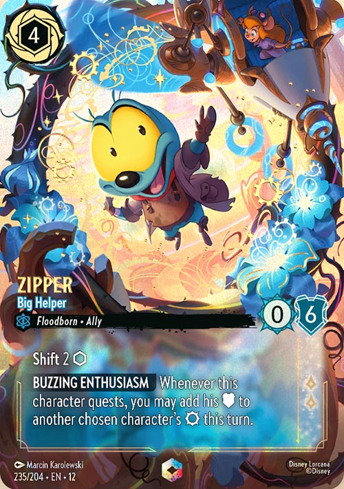 Disney Lorcana TCG: Zipper, Big Helper