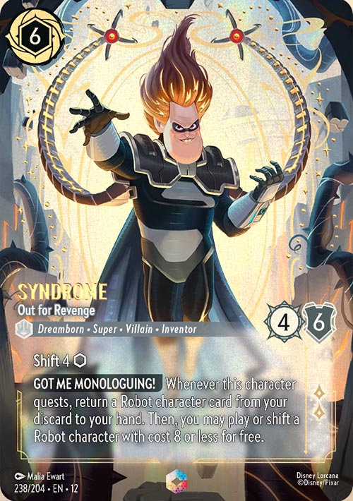 Disney Lorcana TCG: Syndrome, Out for Revenge
