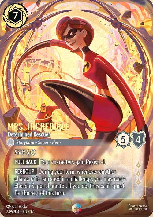 Disney Lorcana TCG: Mrs. Incredible, Determined Rescuer