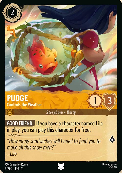 Disney Lorcana TCG: Pudge, Controls the Weather