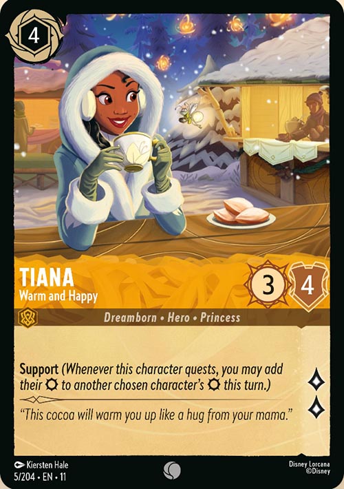 Disney Lorcana TCG: Tiana, Warm and Happy