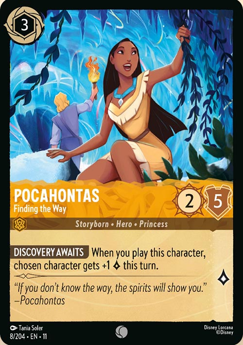 Disney Lorcana TCG: Pocahontas, Finding the Way