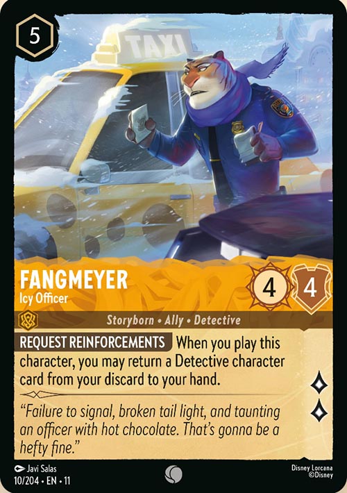 Disney Lorcana TCG: Fangmeyer, Icy Officer