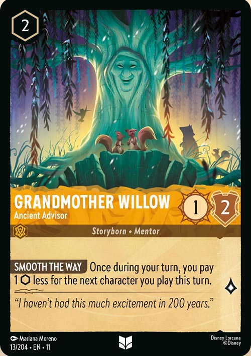 Disney Lorcana TCG: Grandmother Willow, Ancient Advisor
