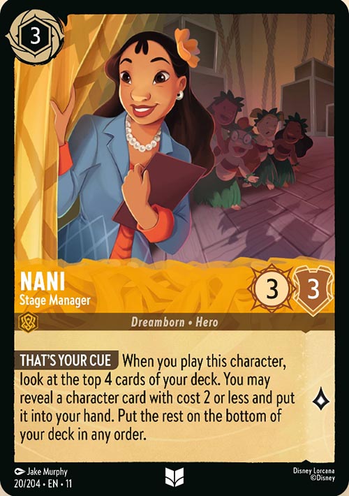 Disney Lorcana TCG: Nani, Stage Manager