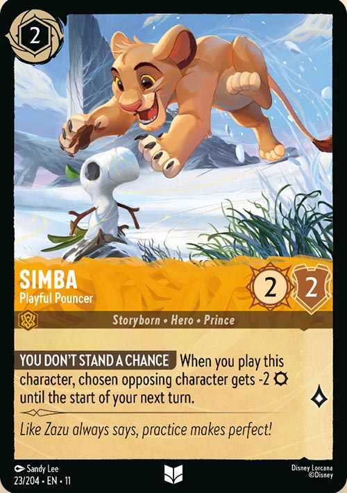 Disney Lorcana TCG: Simba, Playful Pouncer