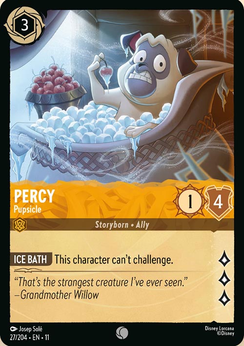 Disney Lorcana TCG: Percy, Pupsicle