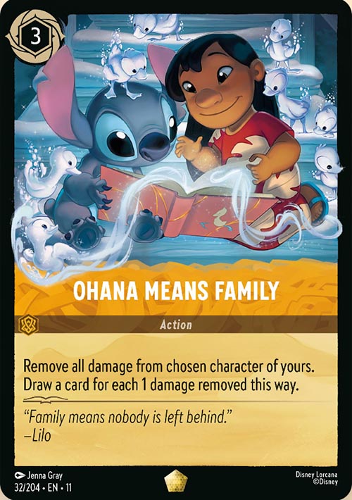 Disney Lorcana TCG: Ohana Means Family