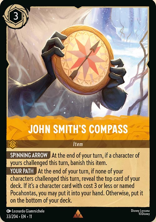Disney Lorcana TCG: John Smith's Compass