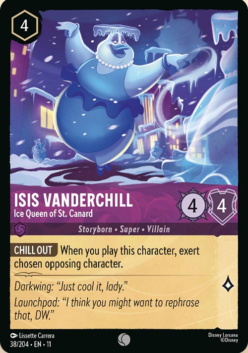 Disney Lorcana TCG: Isis Vanderchill, Ice Queen of St. Canard