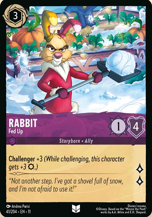Disney Lorcana TCG: Rabbit, Fed Up