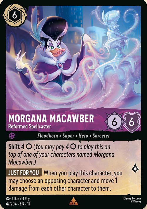 Disney Lorcana TCG: Morgana Macawber, Reformed Spellcaster