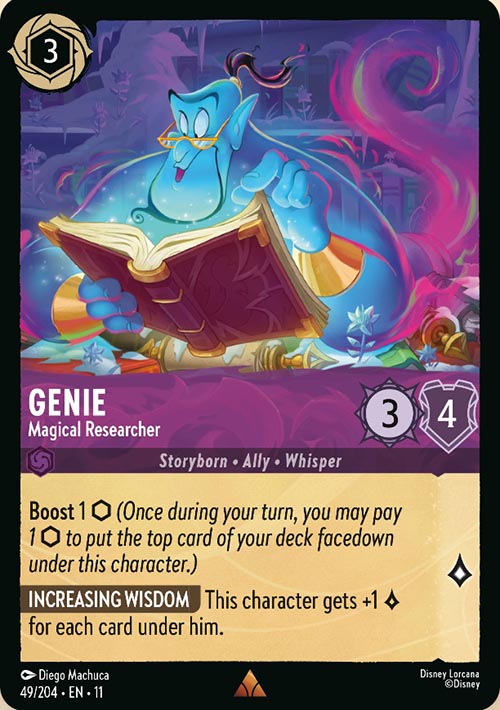 Disney Lorcana TCG: Genie, Magical Researcher