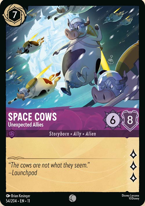 Disney Lorcana TCG: Space Cows, Unexpected Allies