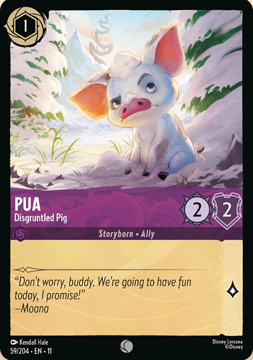 Disney Lorcana TCG: Pua, Disgruntled Pig