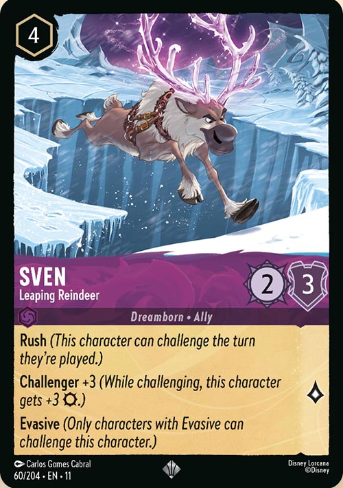 Disney Lorcana TCG: Sven, Leaping Reindeer