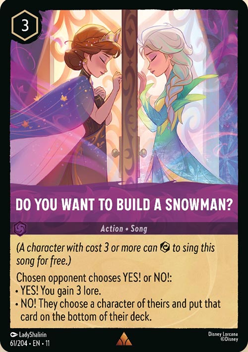 Disney Lorcana TCG: Do You Want To Build A Snowman?