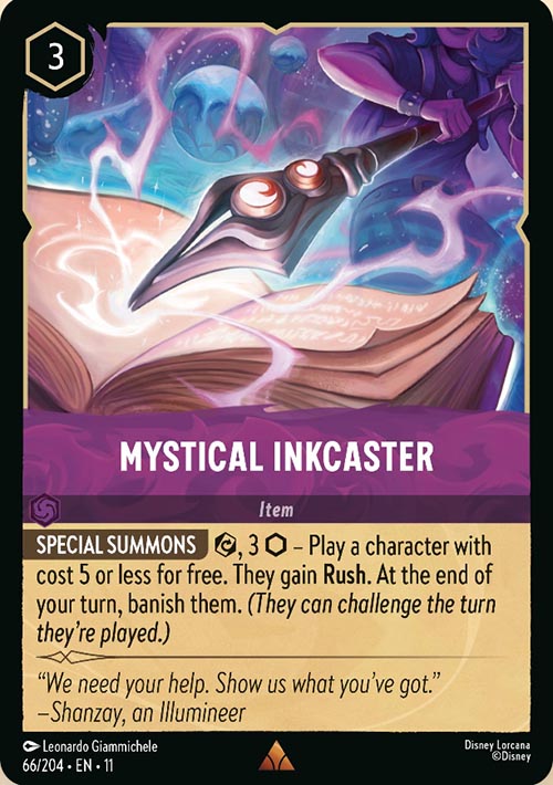 Disney Lorcana TCG: Mystical Inkcaster
