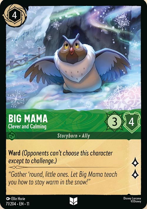 Disney Lorcana TCG: Big Mama, Clever and Claming