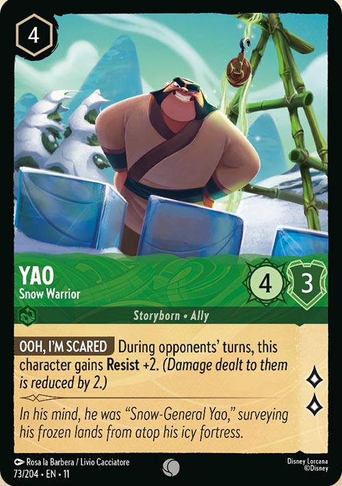 Disney Lorcana TCG: Yao, Snow Warrior