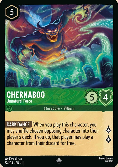 Disney Lorcana TCG: Chernabog, Unnatural Force