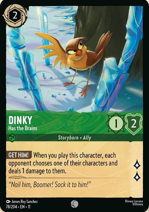Disney Lorcana TCG: Dinky, Has the Brains