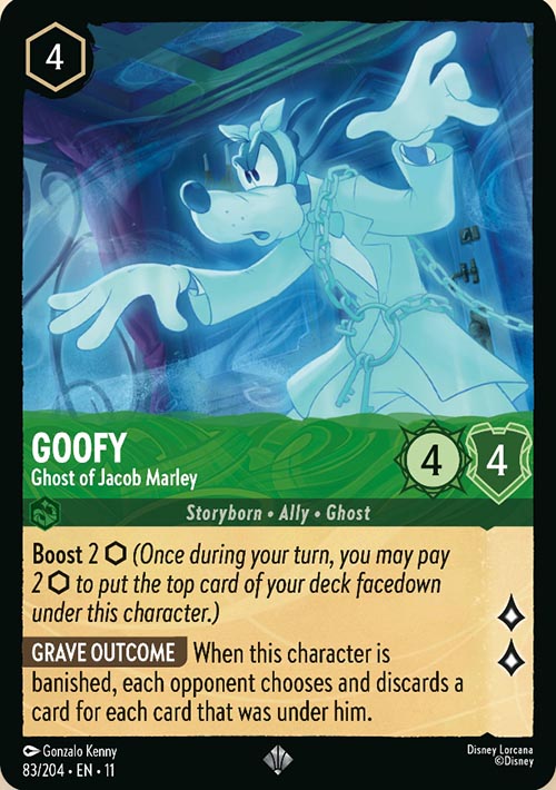 Disney Lorcana TCG: Goofy, Ghost of Jacob Marley