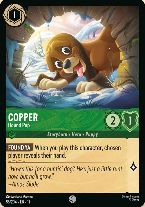 Disney Lorcana TCG: Copper, Hound Pup