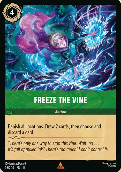 Disney Lorcana TCG: Freeze The Vine
