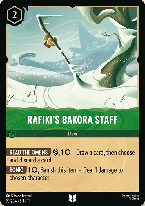 Disney Lorcana TCG: Rafiki's Bakora Staff