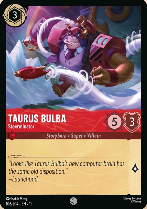 Disney Lorcana TCG: Taurus Bulba, Steerminator