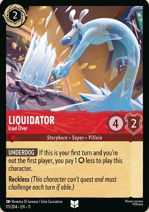 Disney Lorcana TCG: Liquidator, Iced Over