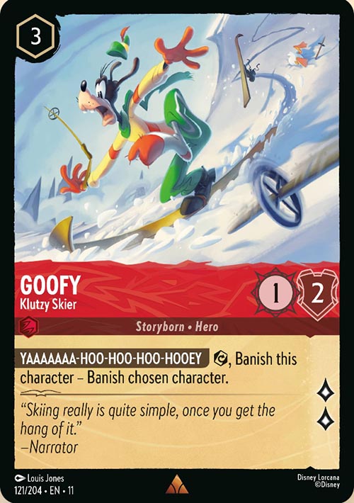 Disney Lorcana TCG: Goofy, Klutzy Skier