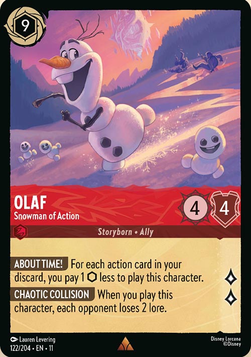 Disney Lorcana TCG: Olaf, Snowman of Action