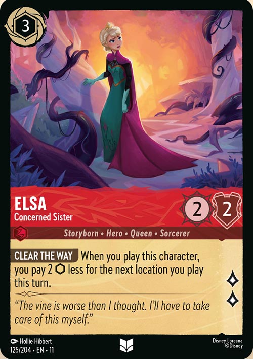 Disney Lorcana TCG: Elsa, Concerned Sister