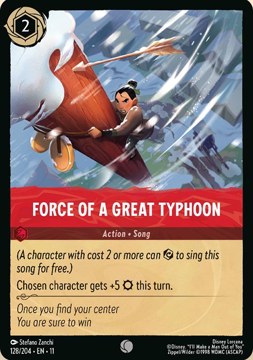 Disney Lorcana TCG: Force Of A Great Typhoon