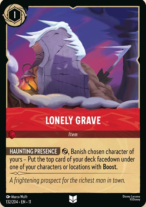 Disney Lorcana TCG: Lonely Grave