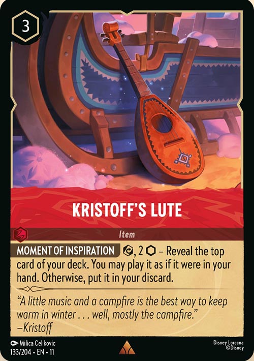 Disney Lorcana TCG: Kristoff's Lute