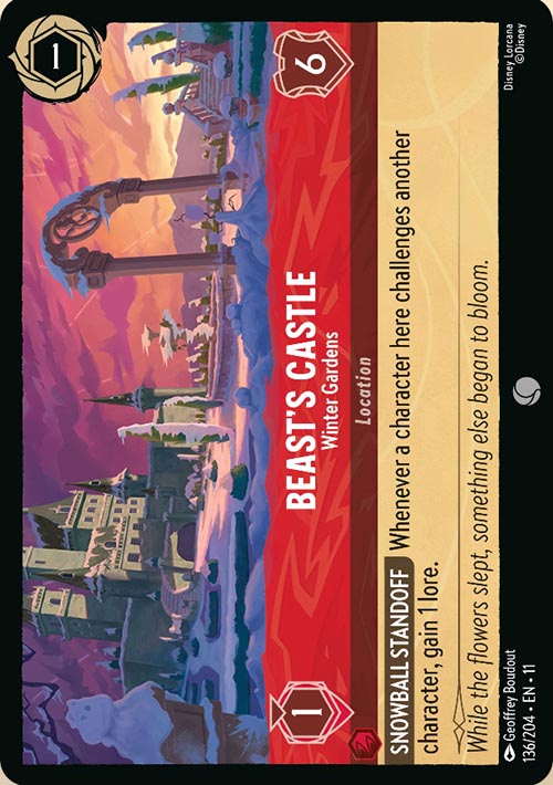 Disney Lorcana TCG: Beast's Castle, Winter Gardens