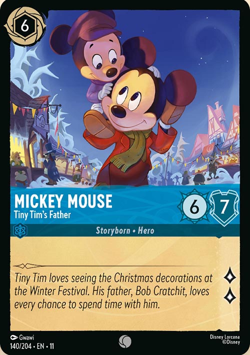 Disney Lorcana TCG: Mickey Mouse, Tiny Tim's Father