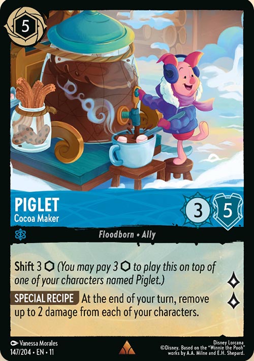 Disney Lorcana TCG: Piglet, Cocoa Maker