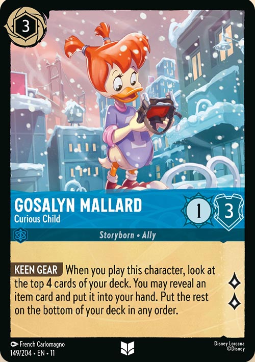 Disney Lorcana TCG: Gosalyn Mallard, Curious Child