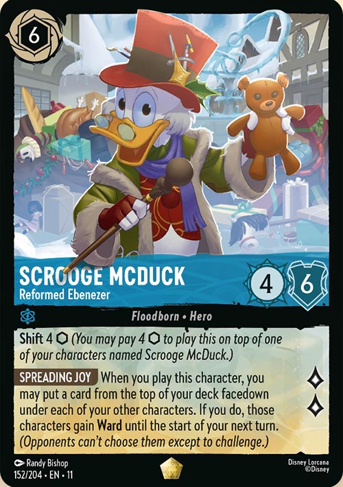 Disney Lorcana TCG: Scrooge McDuck, Reformed Ebenezer
