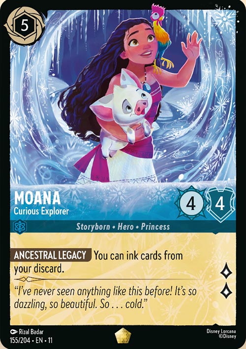 Disney Lorcana TCG: Moana, Curious Explorer