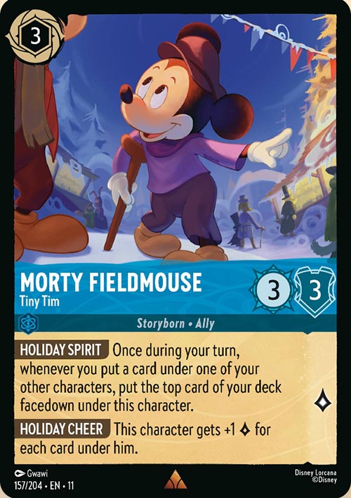 Disney Lorcana TCG: Morty Fieldmouse, Tiny Tim